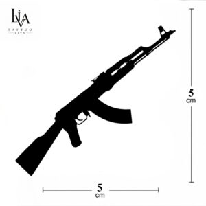 KÜÇÜK BOY AK-47 KELEŞ DÖVMESİ