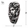 YARIM KOL MEDUSA DÖVMESİ