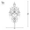BÜYÜK BOY LOTUS MANDALA DÖVMESİ